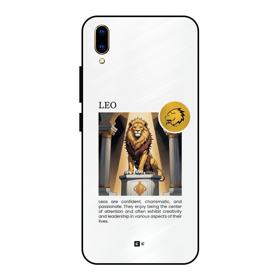 Leader Leo Metal Back Case for Vivo V11 Pro