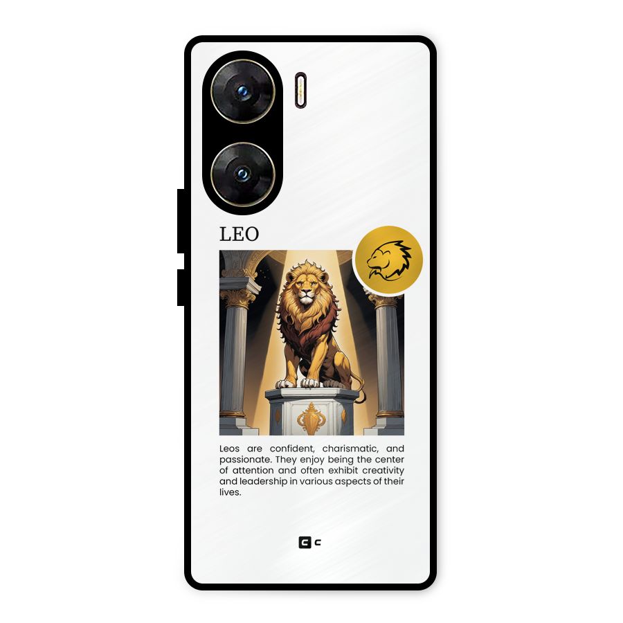 Leader Leo Metal Back Case for Vivo V29e