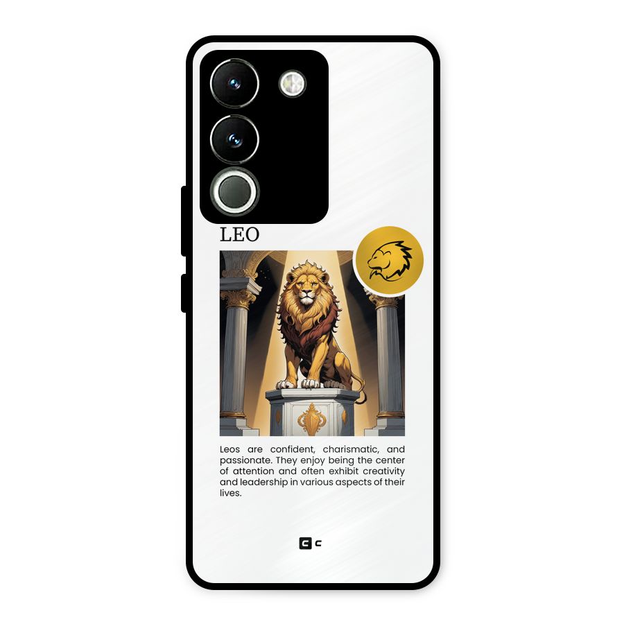 Leader Leo Metal Back Case for Vivo Y200