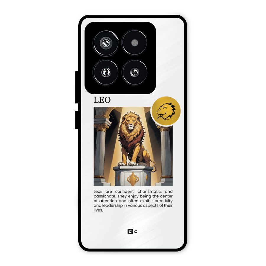 Leader Leo Metal Back Case for Xiaomi 14 Pro