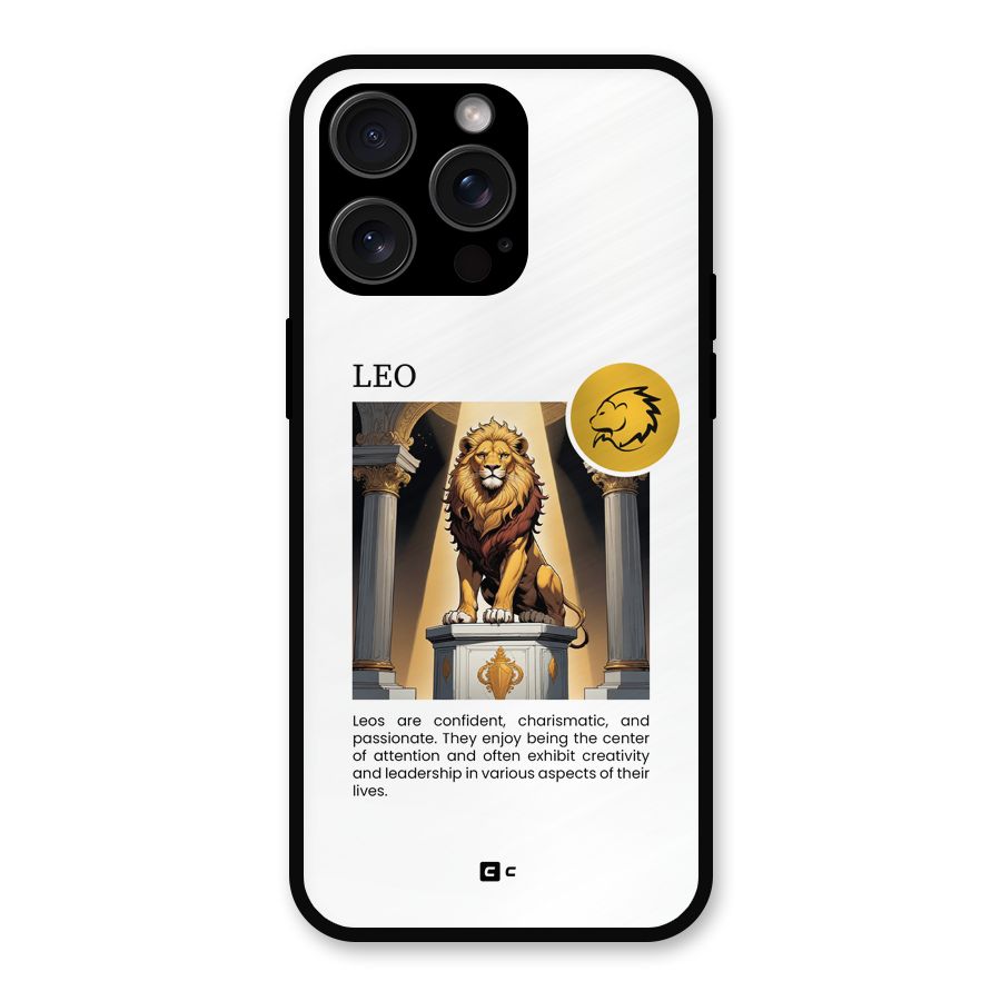 Leader Leo Metal Back Case for iPhone 15 Pro Max
