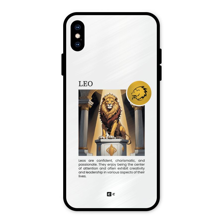 Leader Leo Metal Back Case for iPhone XS Max