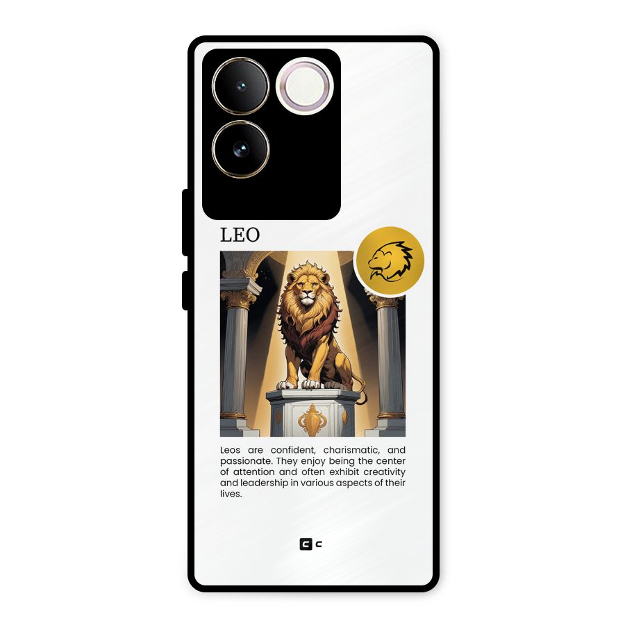 Leader Leo Metal Back Case for iQOO Z7 Pro