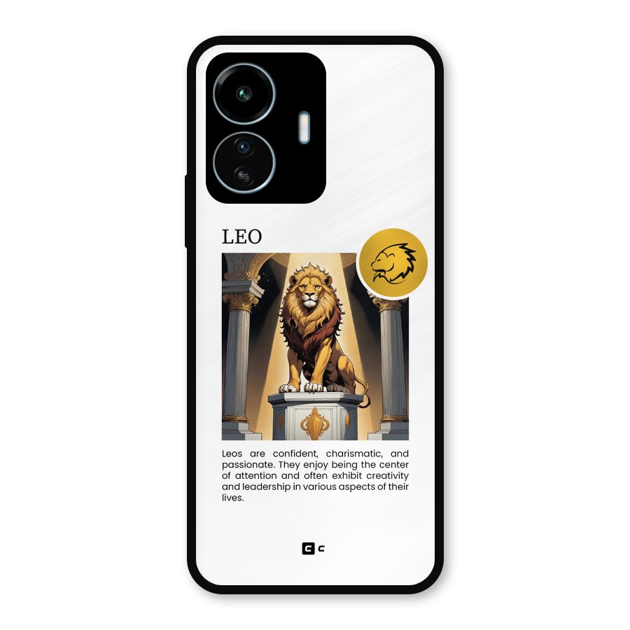 Leader Leo Metal Back Case for vivo iQOO Z6 Lite 5G