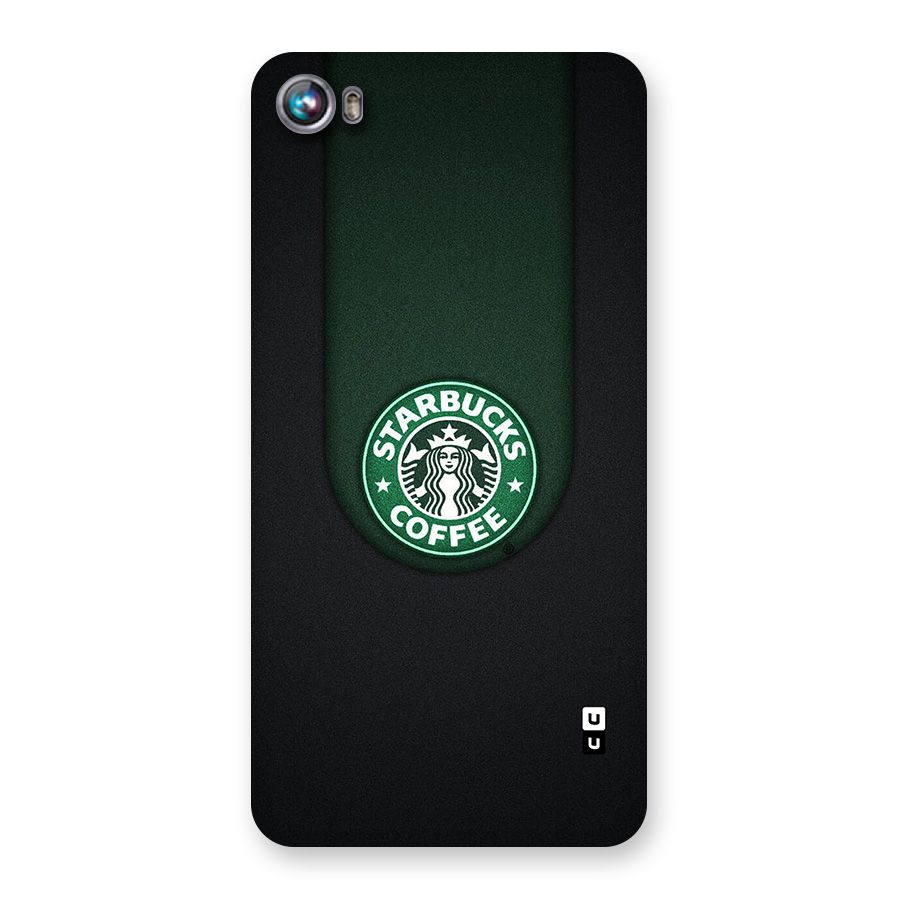 Leaf StarBucks Back Case for Canvas Fire 4 (A107)