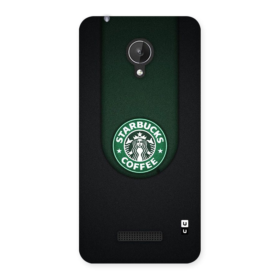 Leaf StarBucks Back Case for Canvas Spark Q380