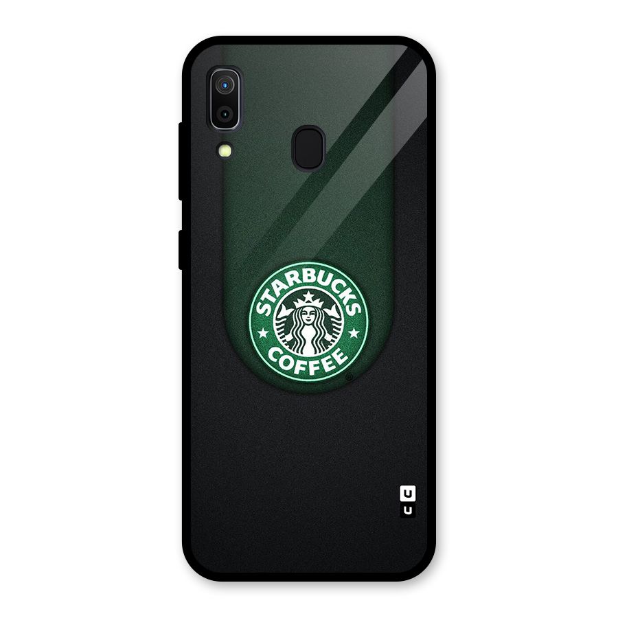Leaf StarBucks Glass Back Case for Galaxy A30