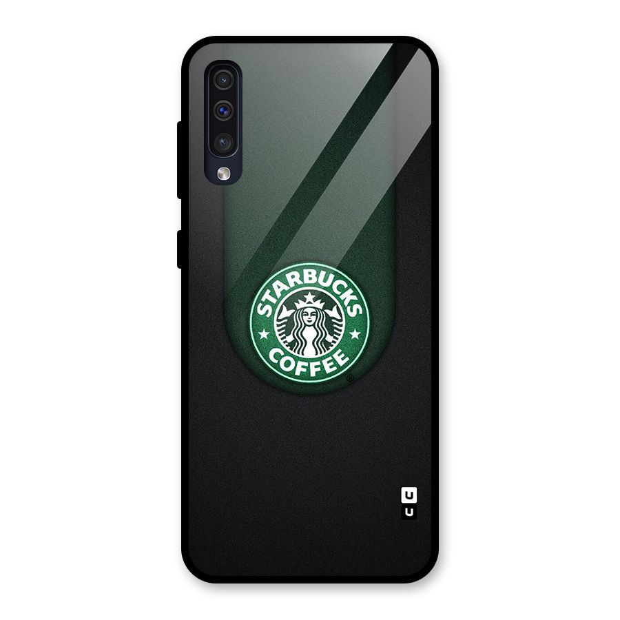 Leaf StarBucks Glass Back Case for Galaxy A30s