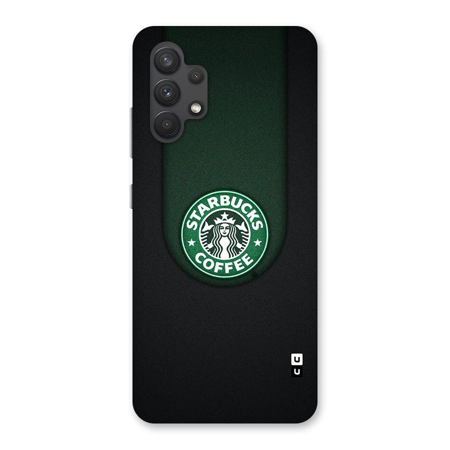 Leaf StarBucks Glass Back Case for Galaxy A32