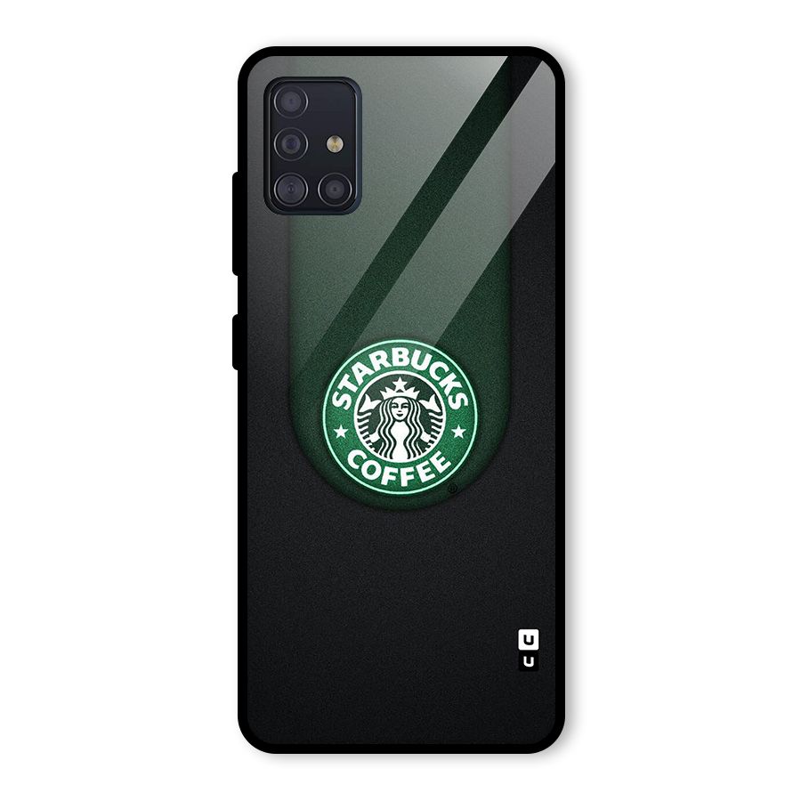 Leaf StarBucks Glass Back Case for Galaxy A51