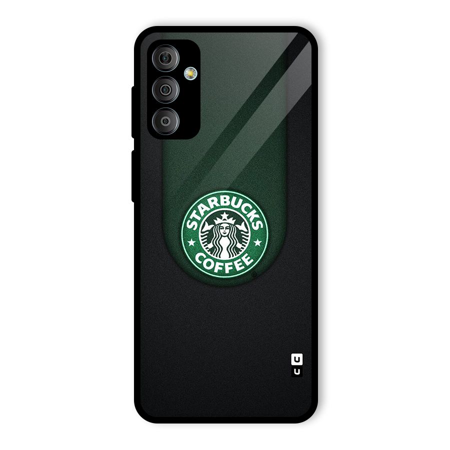 Leaf StarBucks Glass Back Case for Galaxy F23