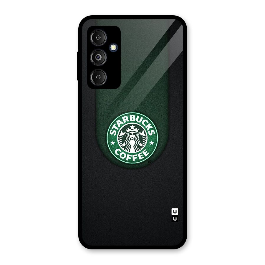Leaf StarBucks Glass Back Case for Galaxy M14 5G