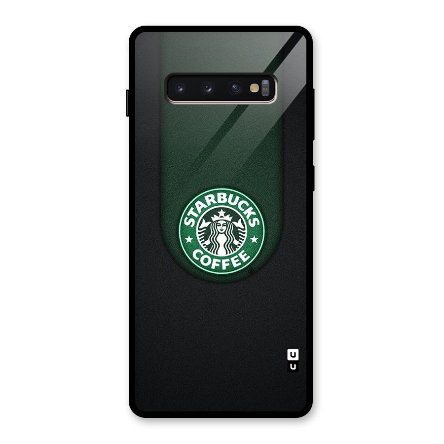 Leaf StarBucks Glass Back Case for Galaxy S10 Plus