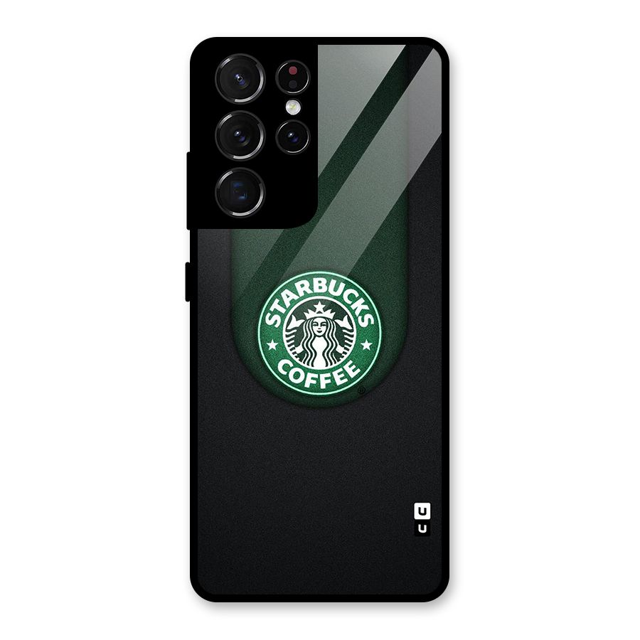 Leaf StarBucks Glass Back Case for Galaxy S21 Ultra 5G