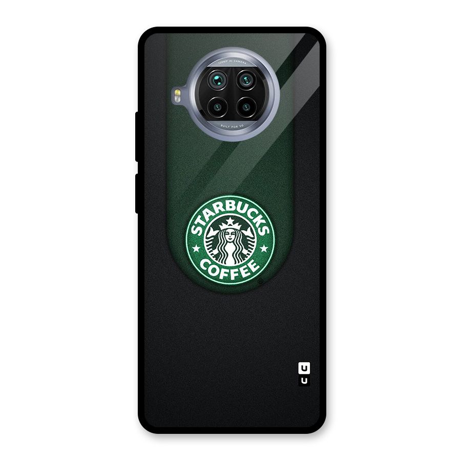Leaf StarBucks Glass Back Case for Mi 10i