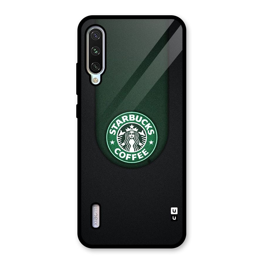 Leaf StarBucks Glass Back Case for Mi A3