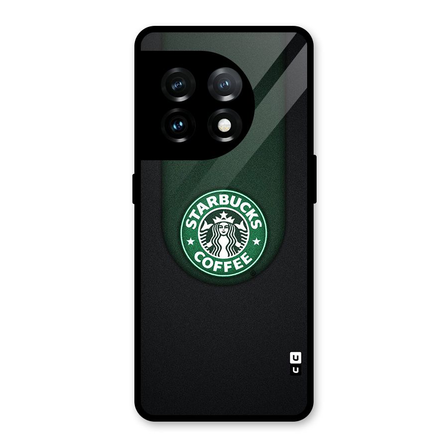 Leaf StarBucks Glass Back Case for OnePlus 11