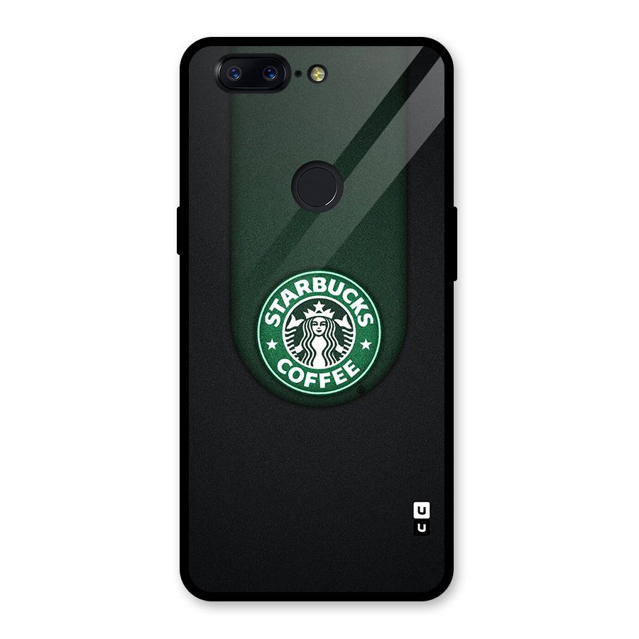 Leaf StarBucks Glass Back Case for OnePlus 5T