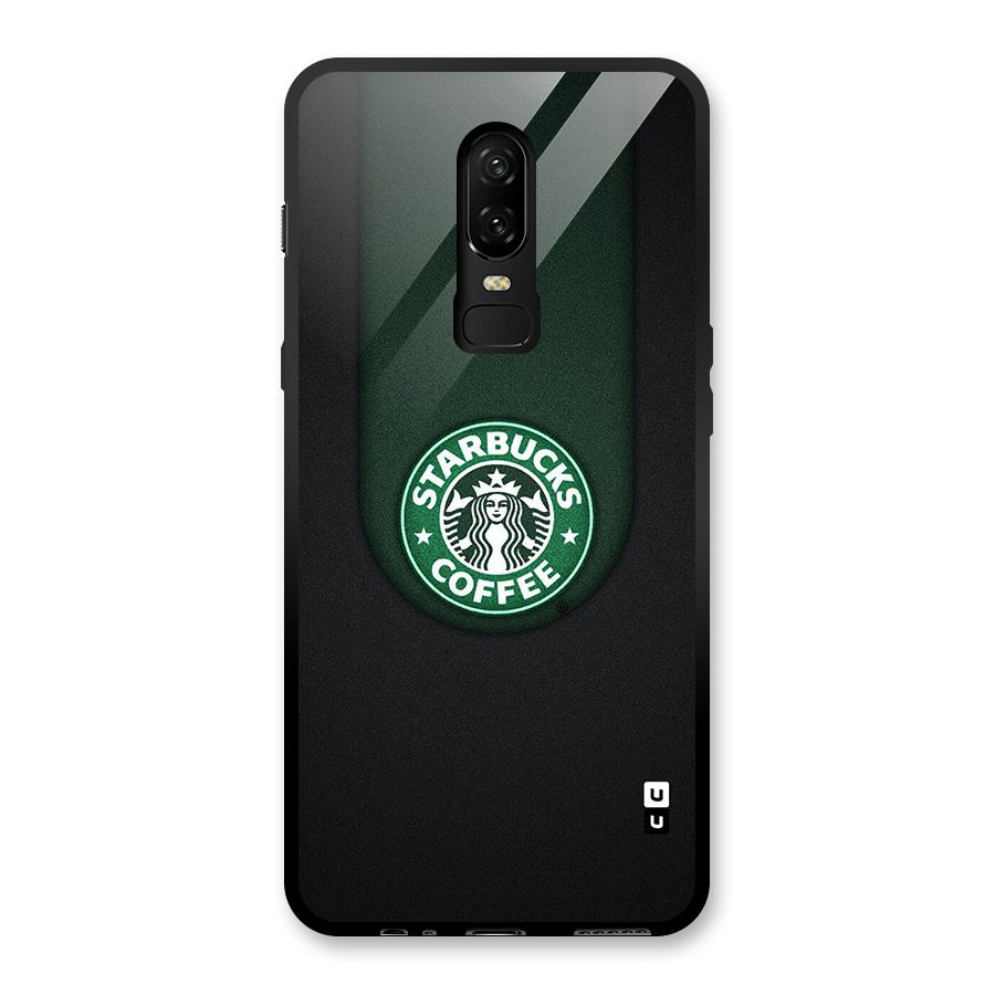 Leaf StarBucks Glass Back Case for OnePlus 6