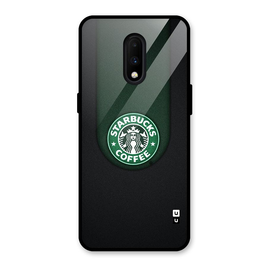 Leaf StarBucks Glass Back Case for OnePlus 7
