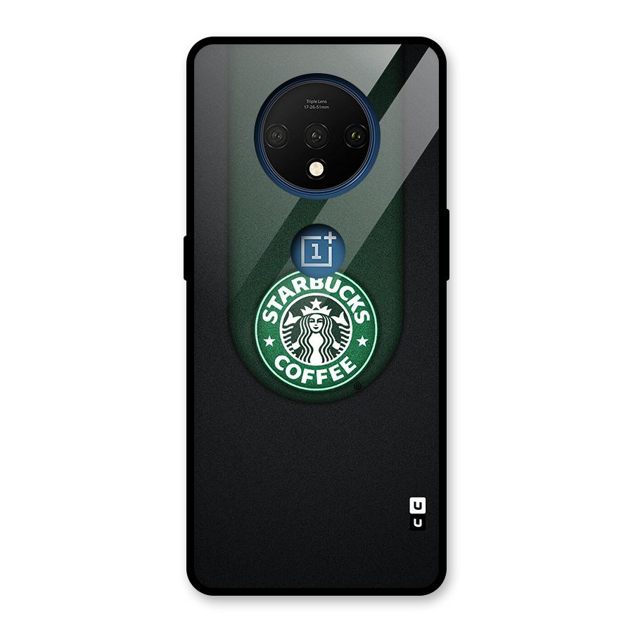 Leaf StarBucks Glass Back Case for OnePlus 7T