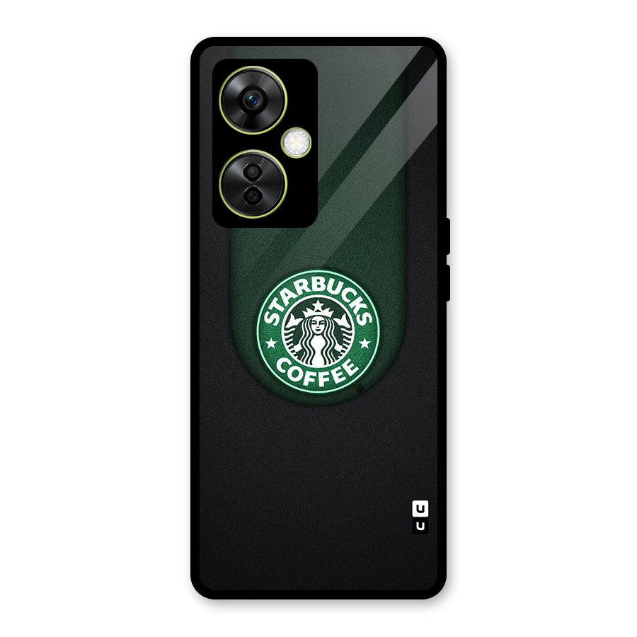 Leaf StarBucks Glass Back Case for OnePlus Nord CE 3 Lite