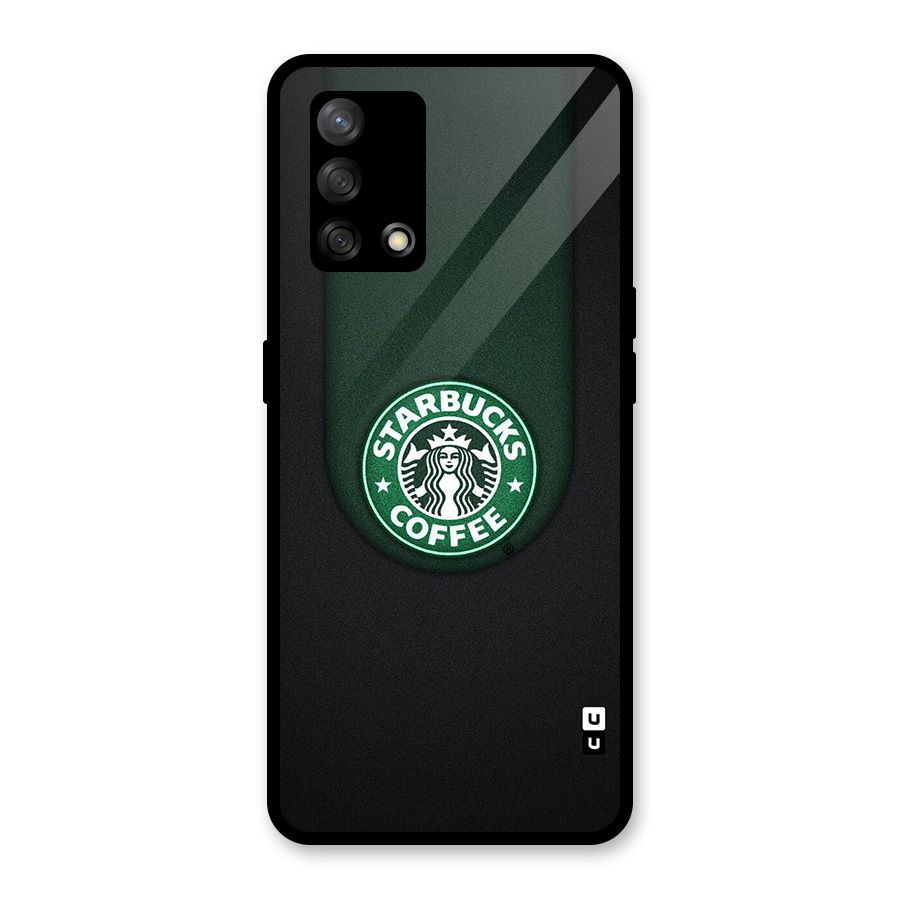 Leaf StarBucks Glass Back Case for Oppo F19
