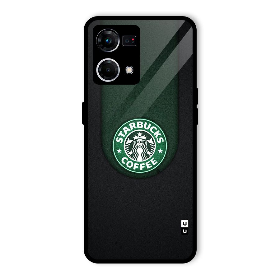 Leaf StarBucks Glass Back Case for Oppo F21 Pro 5G