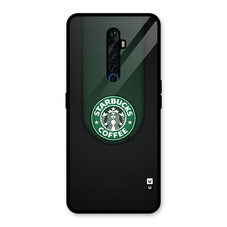 Leaf StarBucks Glass Back Case for Oppo Reno2 Z