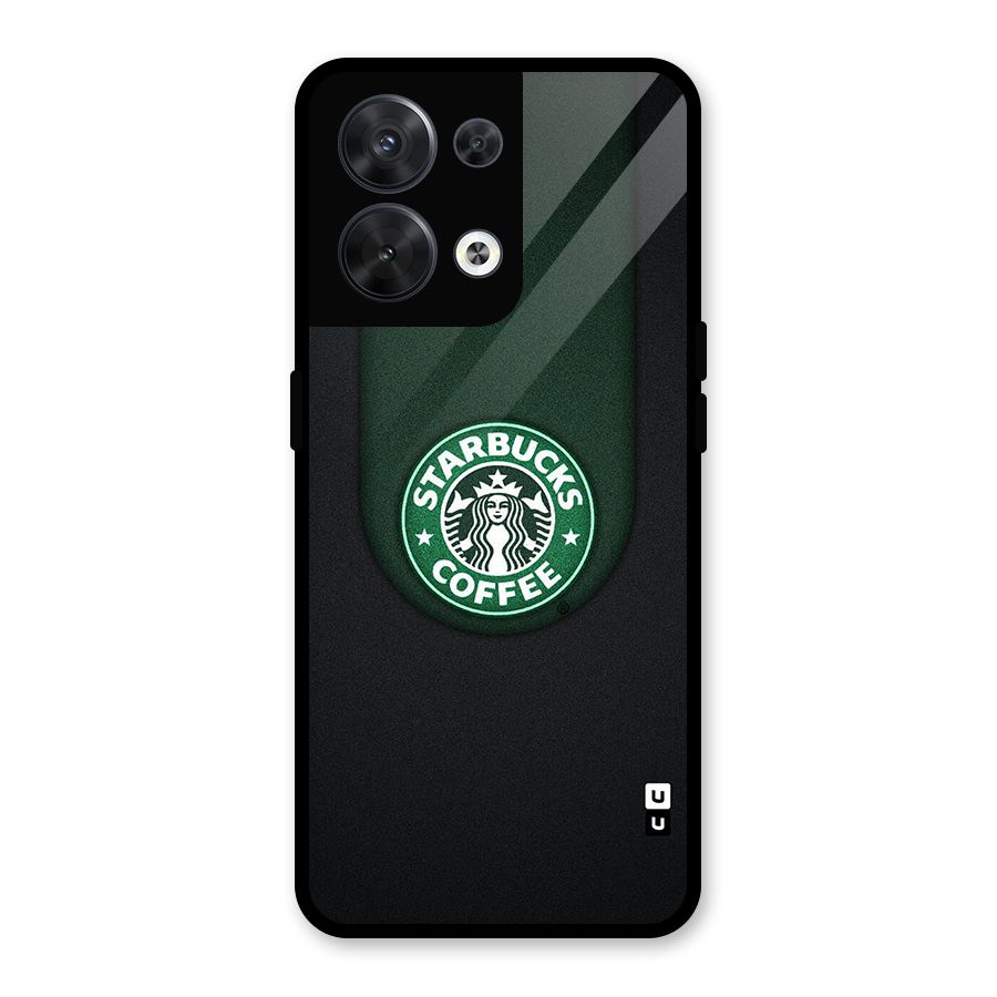Leaf StarBucks Glass Back Case for Oppo Reno8 5G