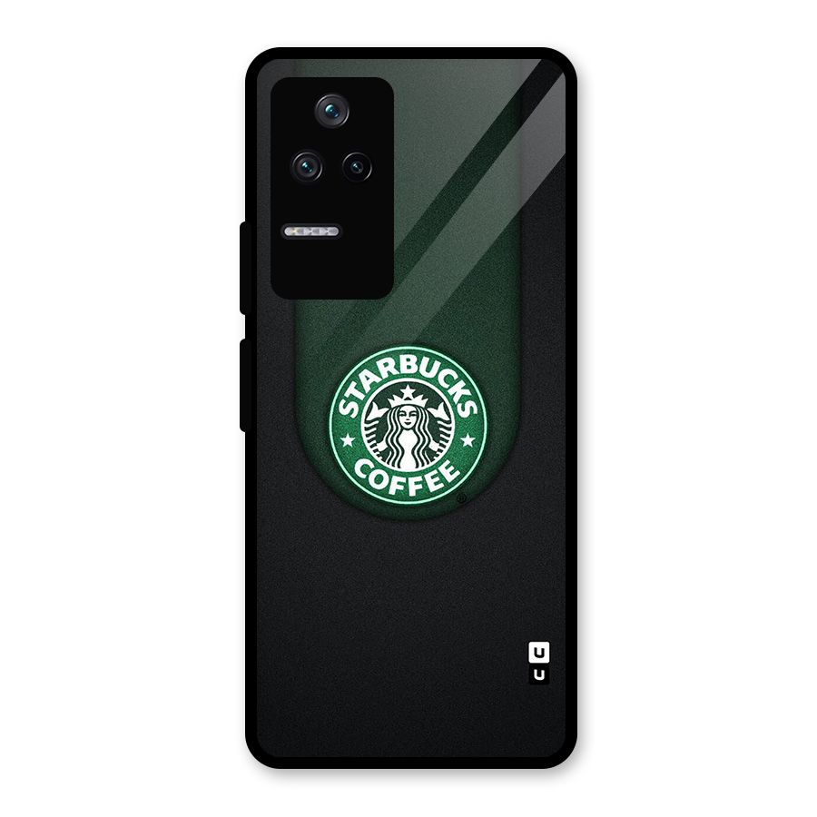 Leaf StarBucks Glass Back Case for Poco F4 5G