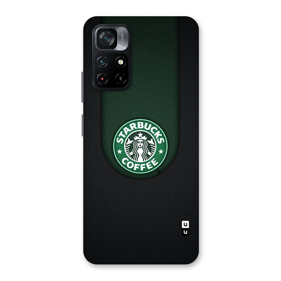 Leaf StarBucks Glass Back Case for Poco M4 Pro 5G