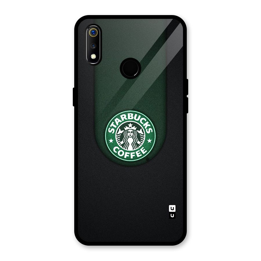 Leaf StarBucks Glass Back Case for Realme 3
