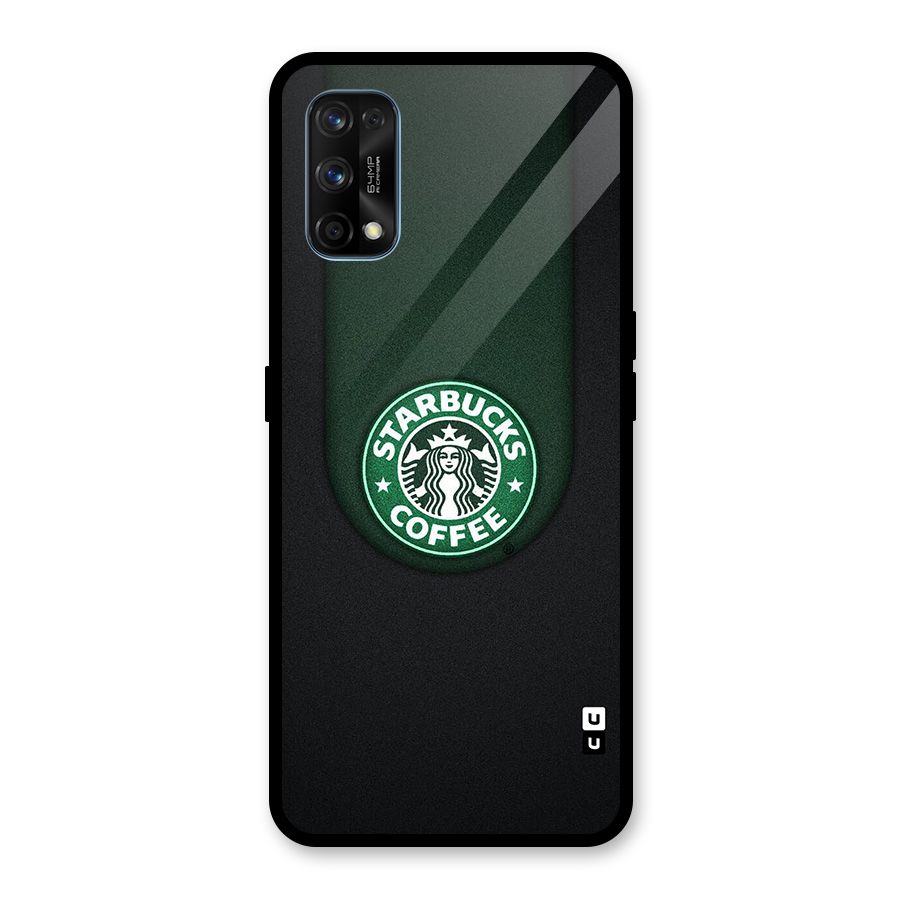 Leaf StarBucks Glass Back Case for Realme 7 Pro