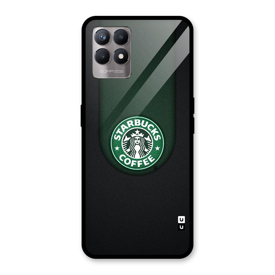 Leaf StarBucks Glass Back Case for Realme 8i