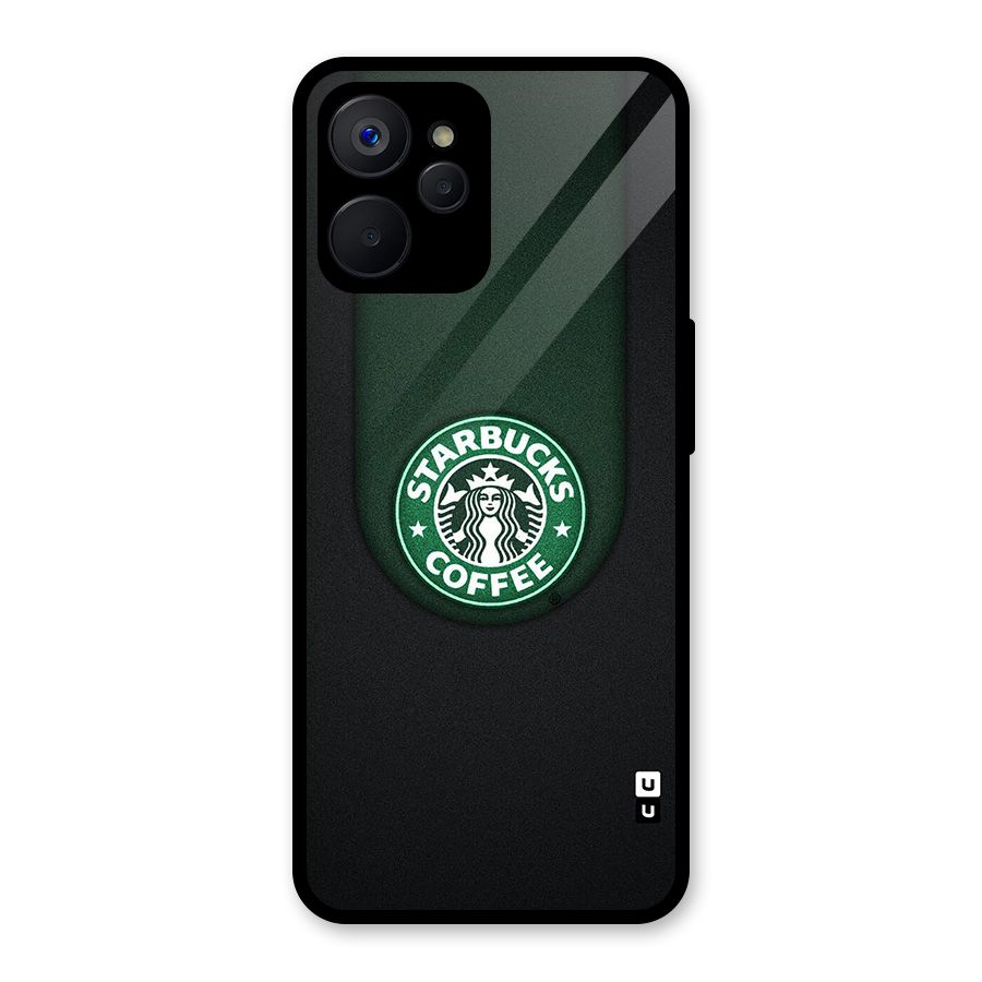 Leaf StarBucks Glass Back Case for Realme 9i 5G