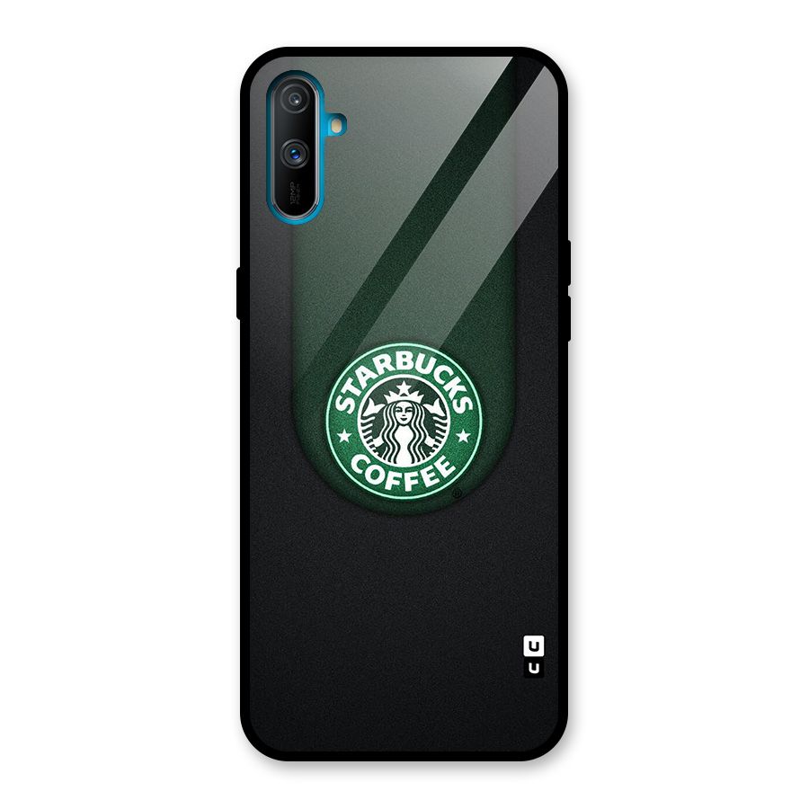 Leaf StarBucks Glass Back Case for Realme C3