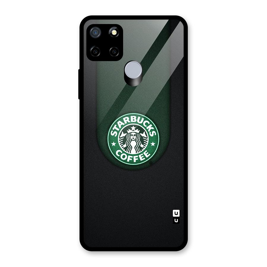 Leaf StarBucks Glass Back Case for Realme Narzo 20