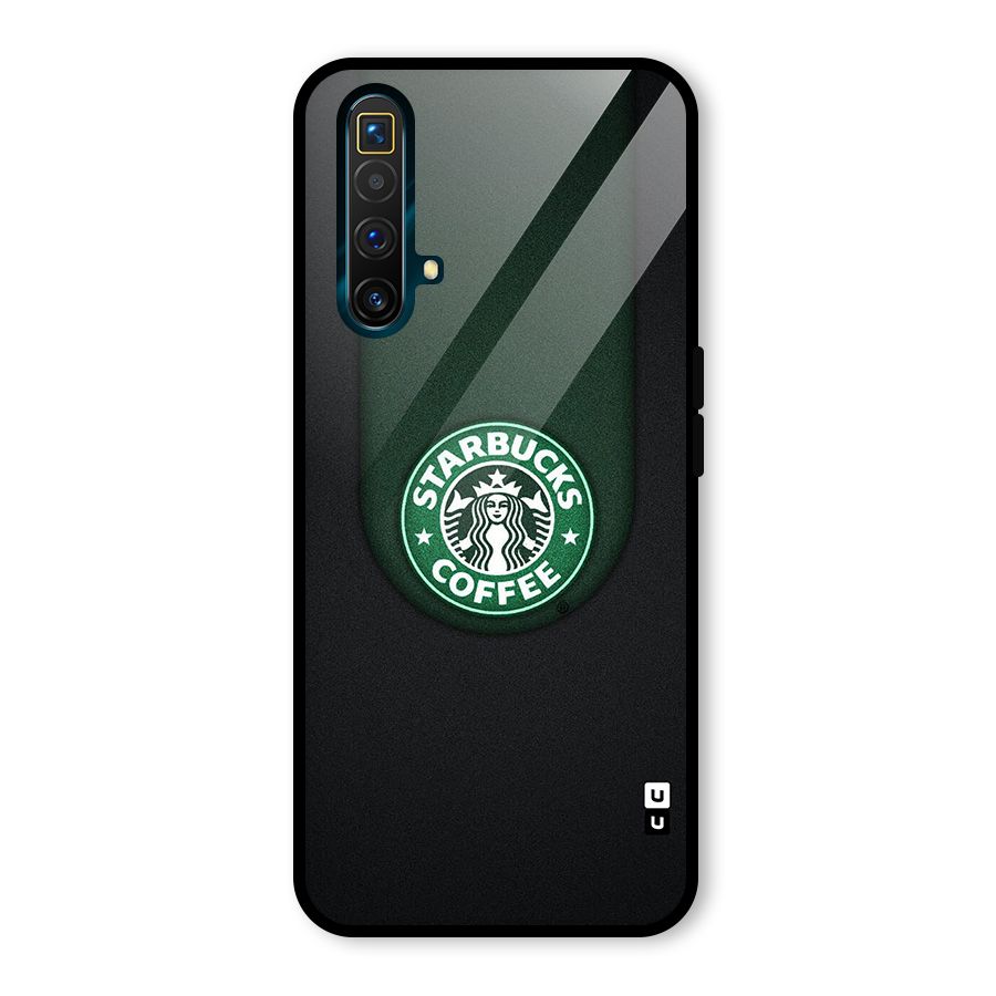 Leaf StarBucks Glass Back Case for Realme X3