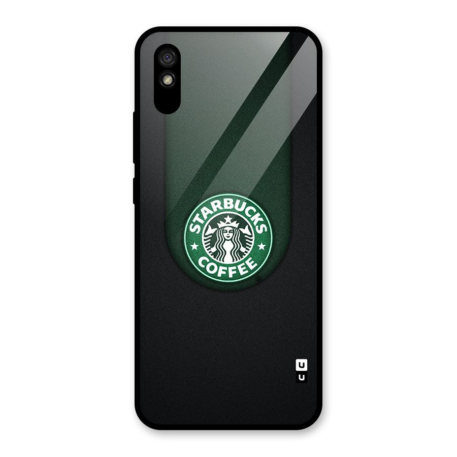 Leaf StarBucks Glass Back Case for Redmi 9i