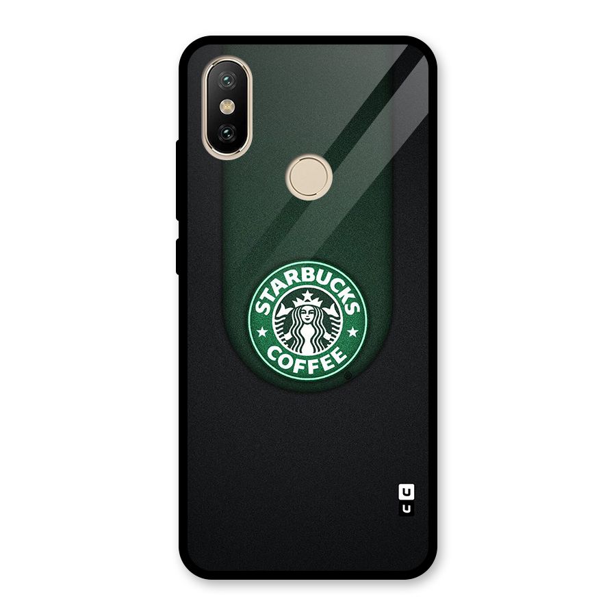 Leaf StarBucks Glass Back Case for Redmi A2
