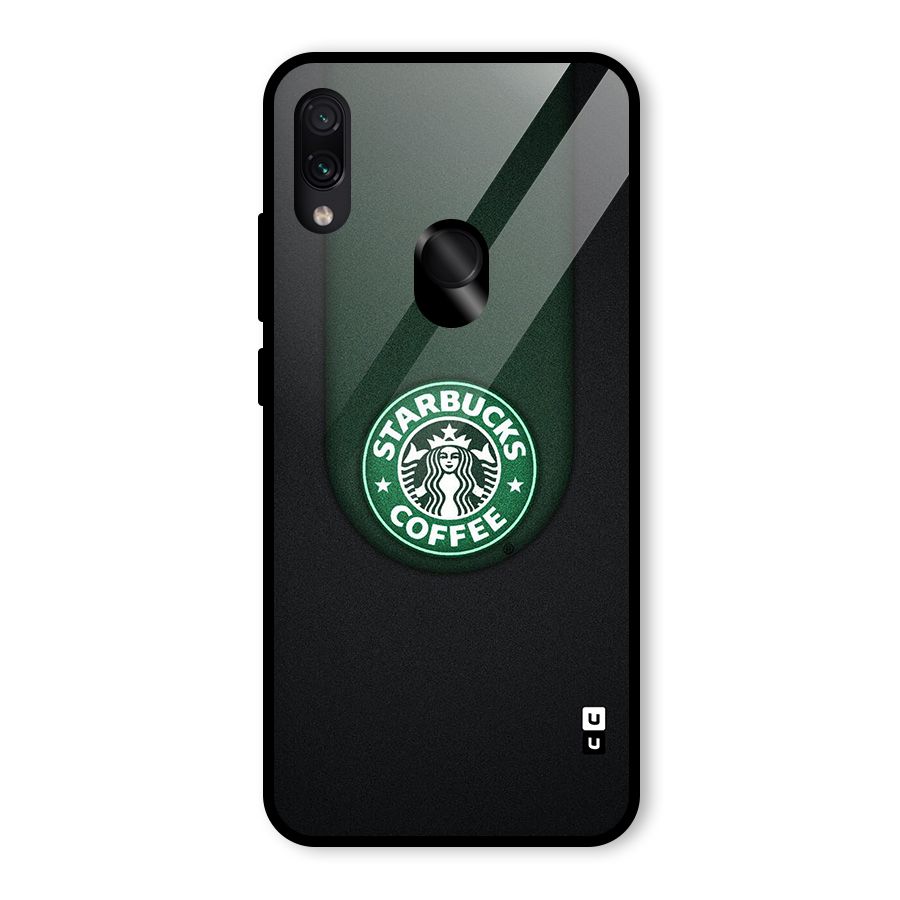 Leaf StarBucks Glass Back Case for Redmi Note 7 Pro