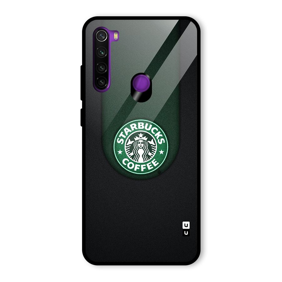 Leaf StarBucks Glass Back Case for Redmi Note 8