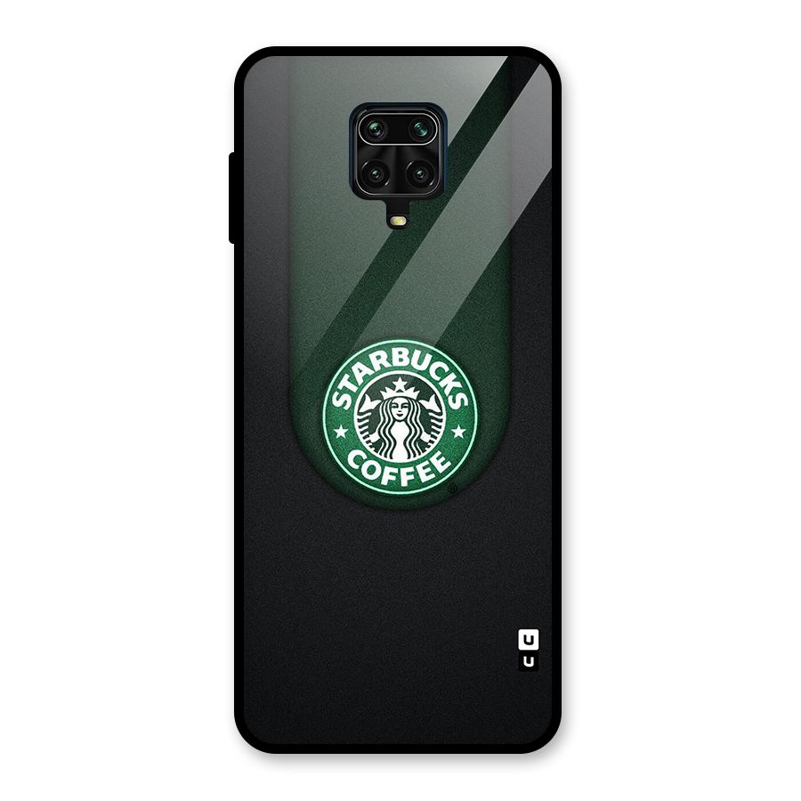 Leaf StarBucks Glass Back Case for Redmi Note 9 Pro