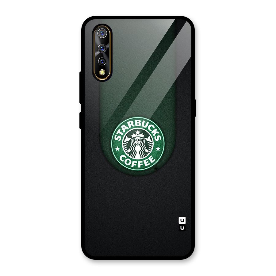 Leaf StarBucks Glass Back Case for Vivo S1