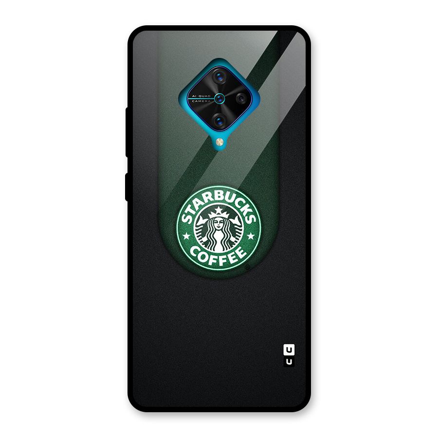 Leaf StarBucks Glass Back Case for Vivo S1 Pro