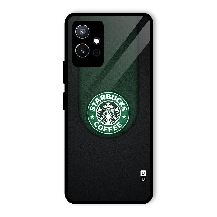 Leaf StarBucks Glass Back Case for Vivo T1 5G