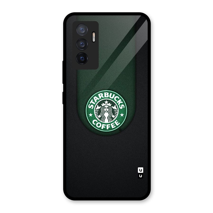 Leaf StarBucks Glass Back Case for Vivo V23e