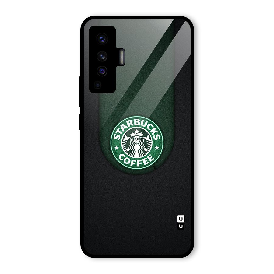Leaf StarBucks Glass Back Case for Vivo X50