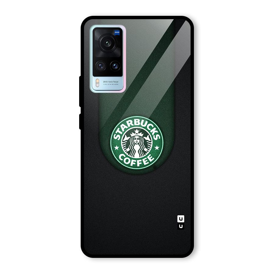 Leaf StarBucks Glass Back Case for Vivo X60